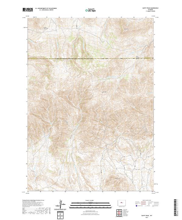 USGS Topographic Map – Guffy Peak