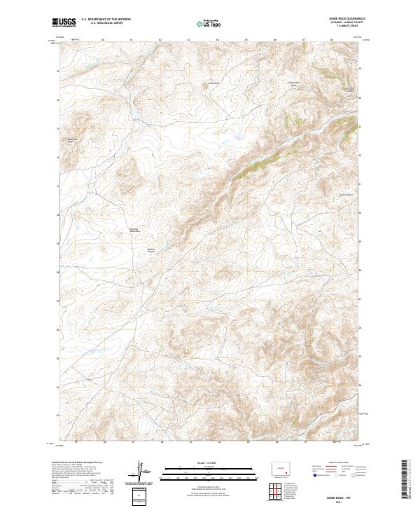USGS Topographic Map – Guide Rock