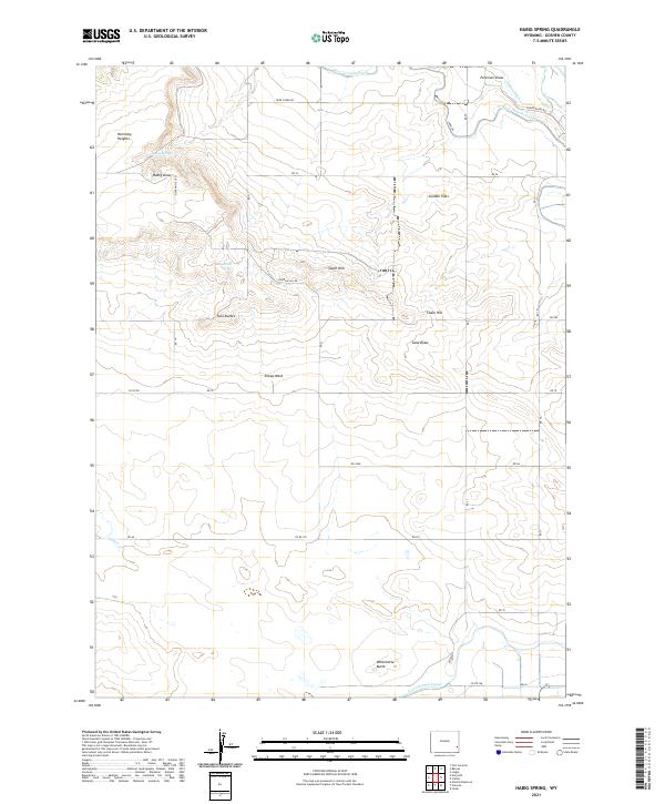USGS Topographic Map – Habig Spring
