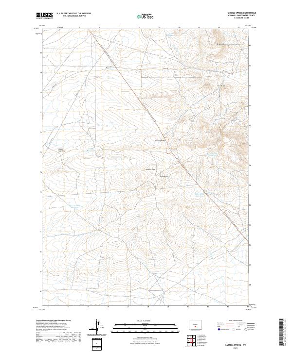USGS Topographic Map – Hadsell Spring