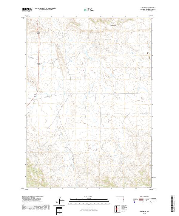USGS Topographic Map – Hat Creek