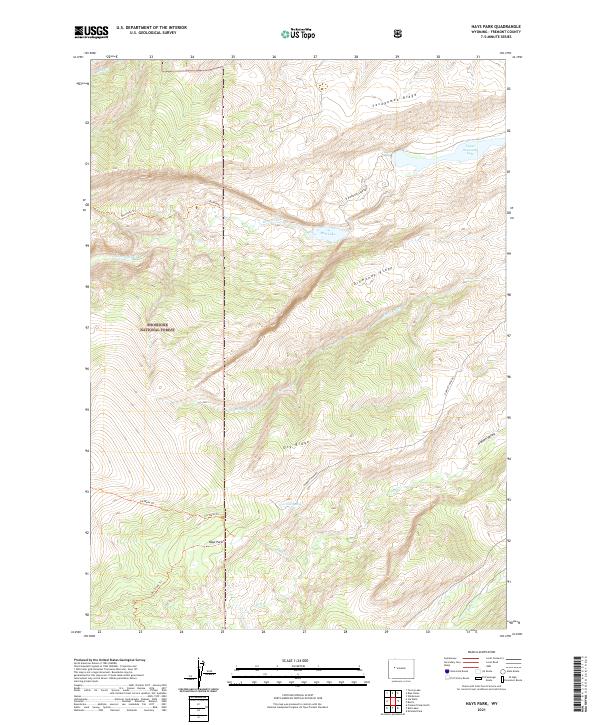 USGS Topographic Map – Hays Park