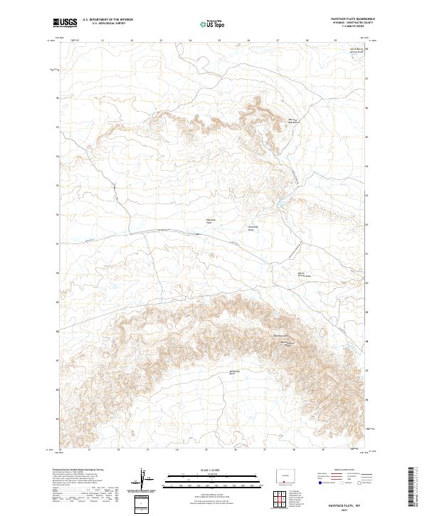 USGS Topographic Map – Haystack Flats