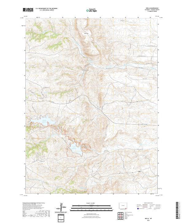 USGS Topographic Map – Hecla