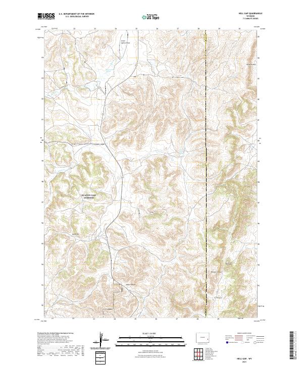 USGS Topographic Map – Hell Gap