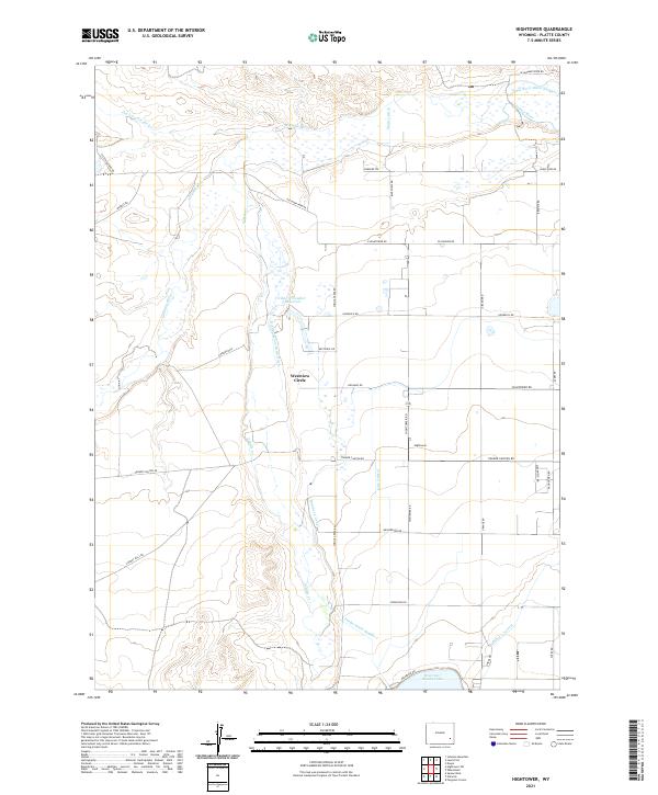 USGS Topographic Map – Hightower