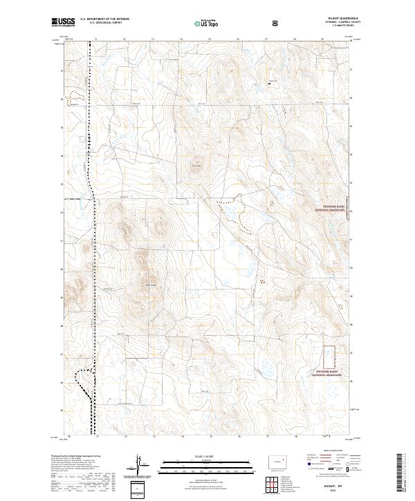 USGS Topographic Map – Hilight