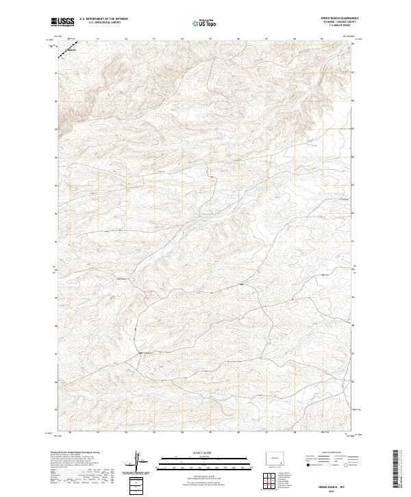 USGS Topographic Map – Hirsig Ranch