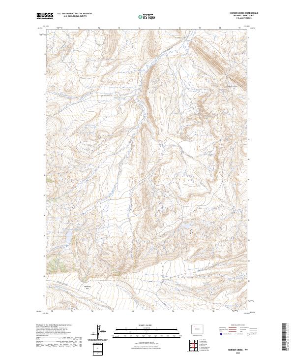 USGS Topographic Map – Horner Creek