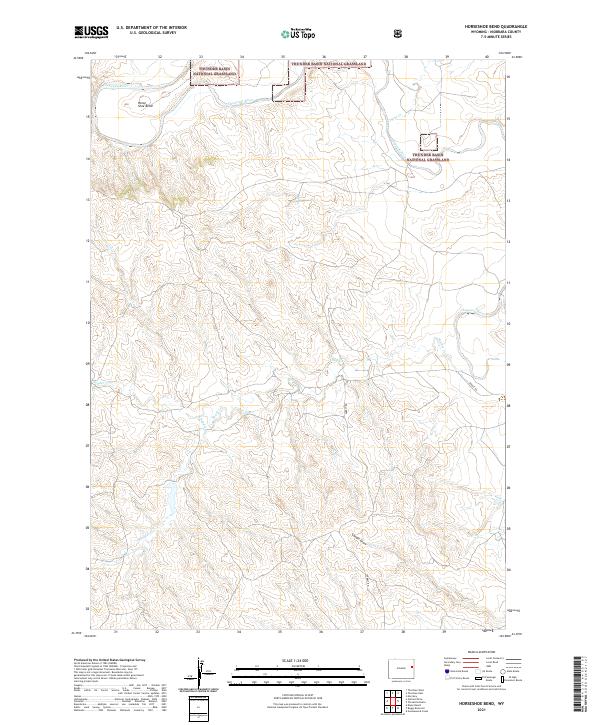 USGS Topographic Map – Horseshoe Bend