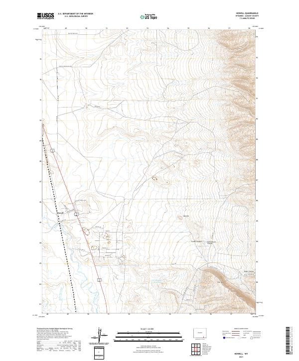 USGS Topographic Map – Howell
