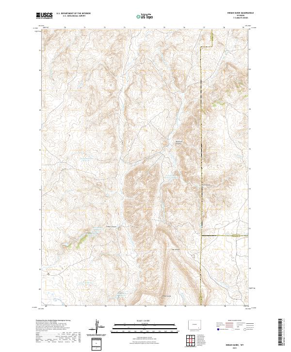 USGS Topographic Map – Indian Guide