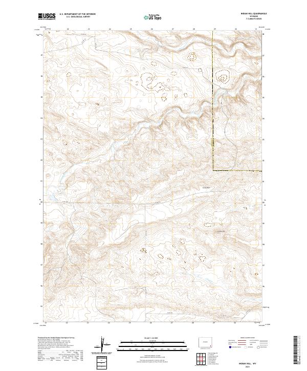 USGS Topographic Map – Indian Hill