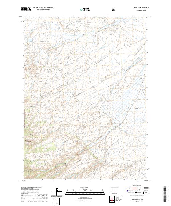 USGS Topographic Map – Indian Rocks