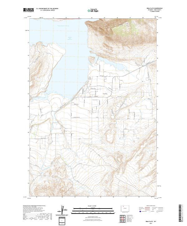 USGS Topographic Map – Irma Flats