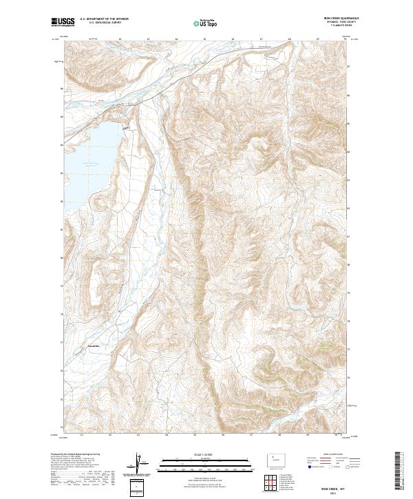 USGS Topographic Map – Iron Creek