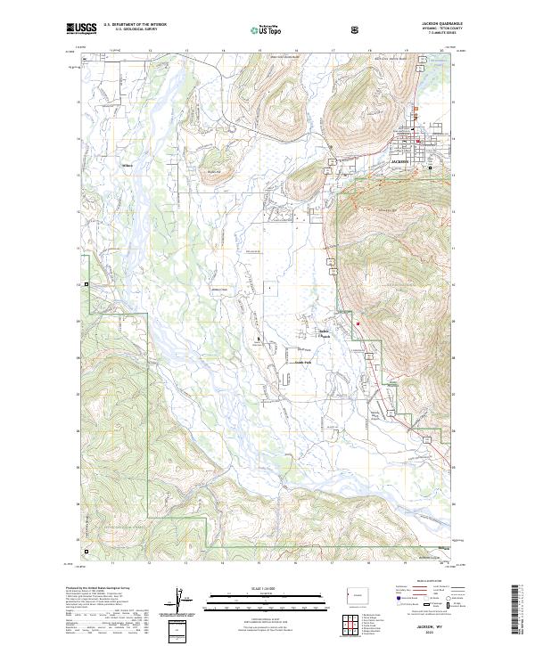 USGS Topographic Map – Jackson