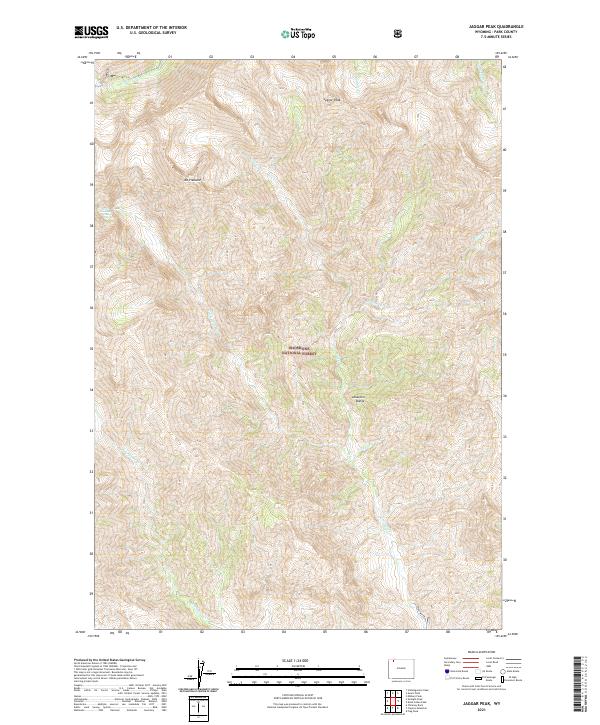 USGS Topographic Map – Jaggar Peak