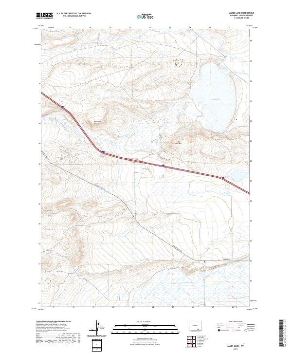 USGS Topographic Map – James Lake