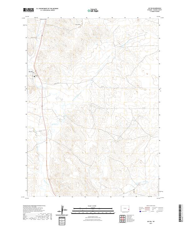 USGS Topographic Map – Jay Em