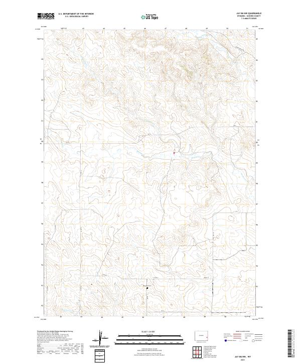 USGS Topographic Map – Jay Em NW