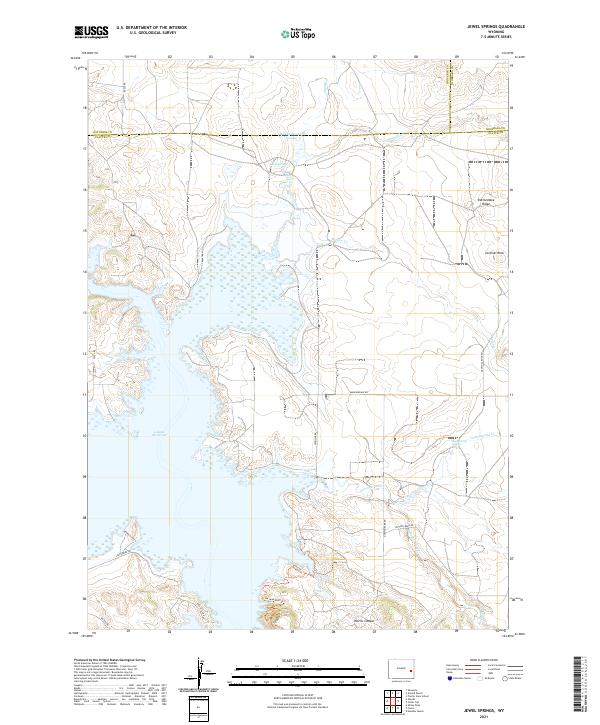 USGS Topographic Map – Jewel Springs