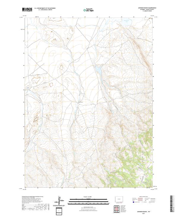 USGS Topographic Map – Johnson Ranch