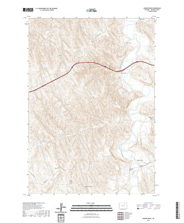 USGS Topographic Map – Juniper Draw