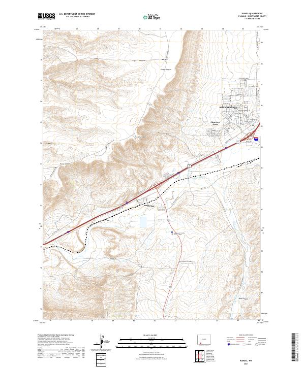 USGS Topographic Map – Kanda