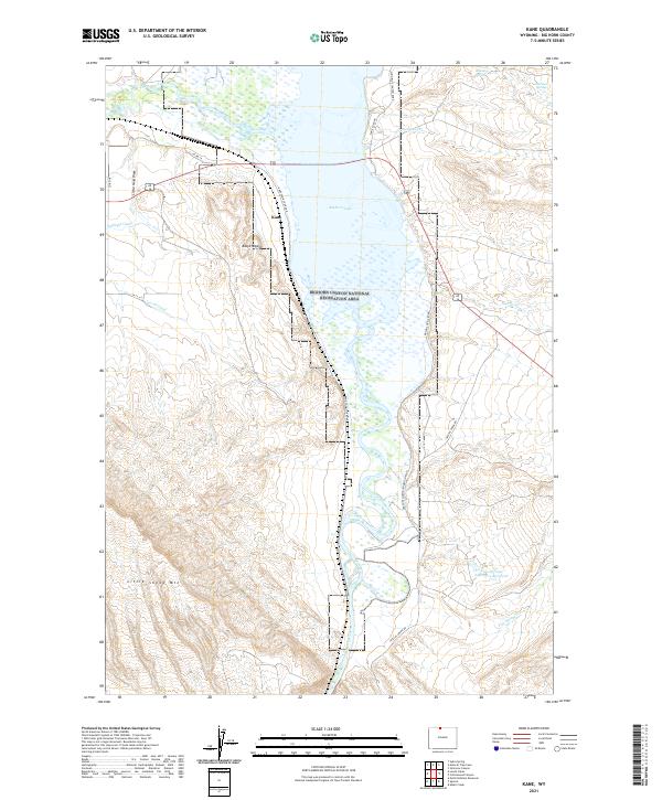 USGS Topographic Map – Kane