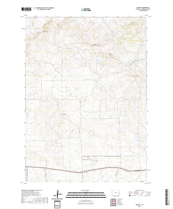 USGS Topographic Map – Keeline