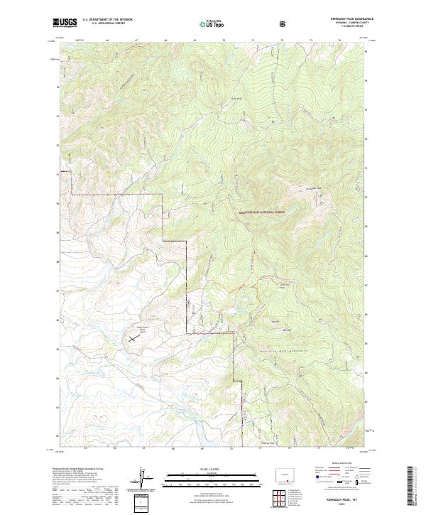 USGS Topographic Map – Kennaday Peak
