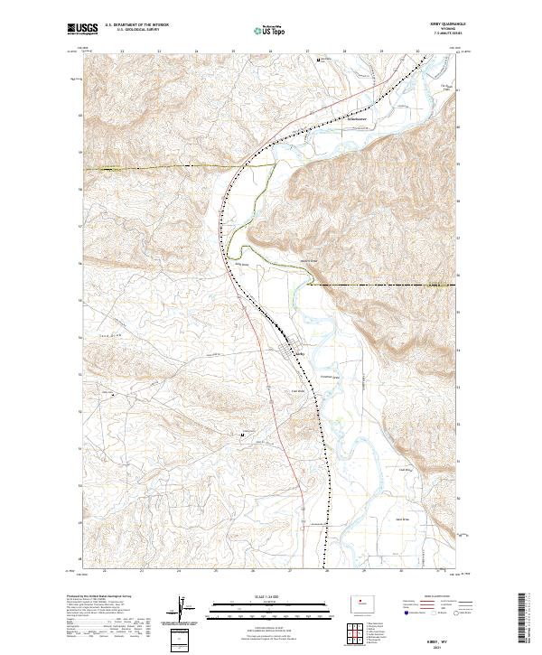USGS Topographic Map – Kirby