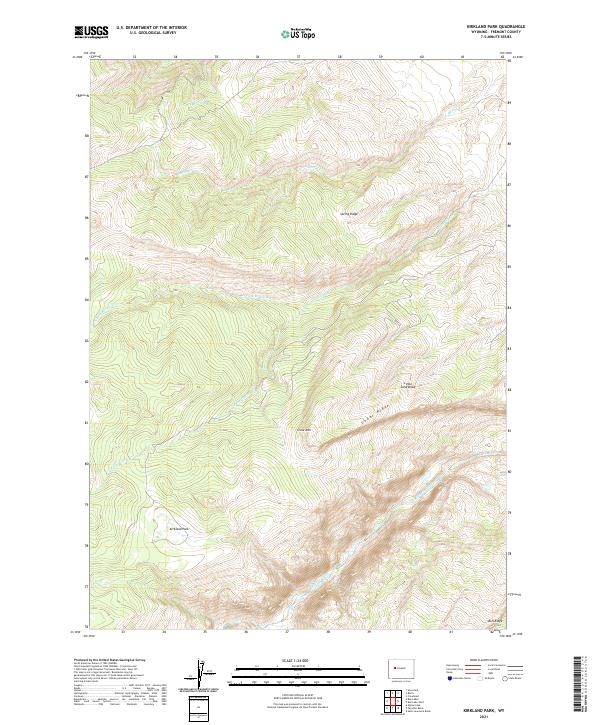 USGS Topographic Map – Kirkland Park