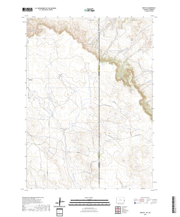 USGS Topographic Map – Kirtley