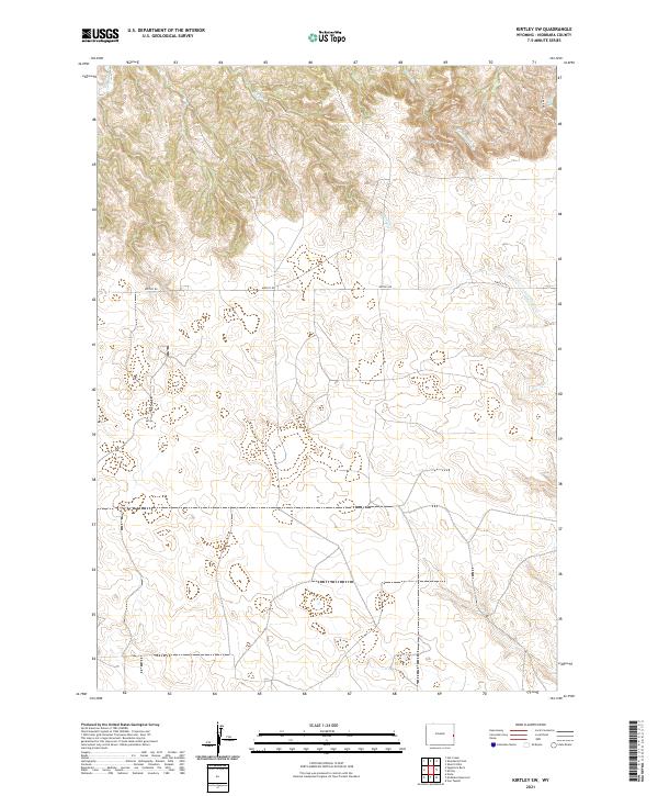 2021 Map of Kirtley SW, 2021 Print
