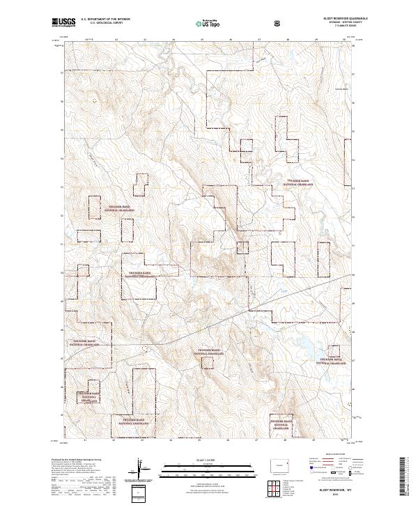 USGS Topographic Map – Klodt Reservoir