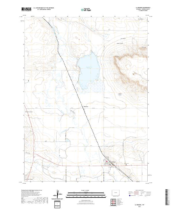 USGS Topographic Map – La Grange