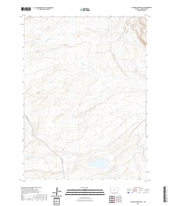 USGS Topographic Map – La Marsh Creek East
