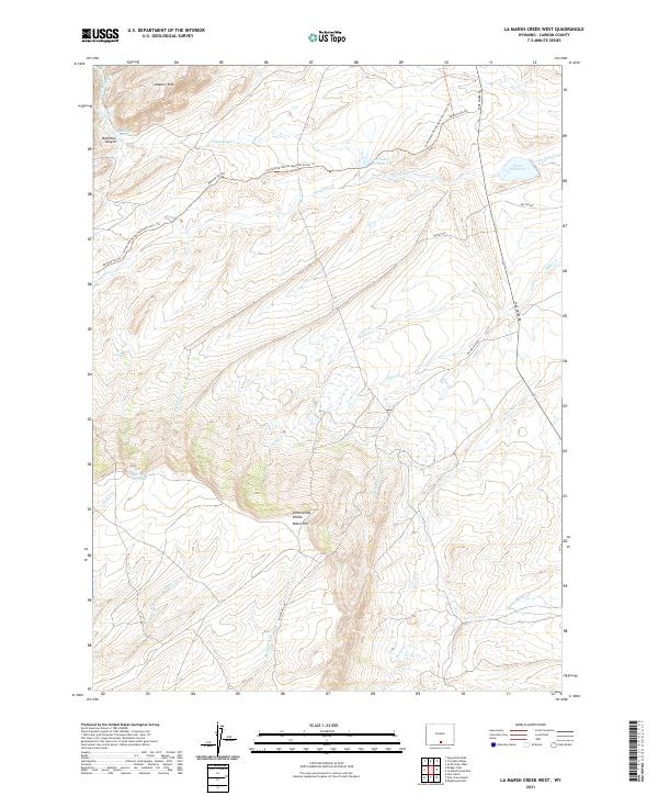 USGS Topographic Map – La Marsh Creek West