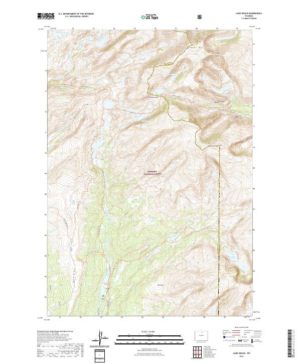 USGS Topographic Map – Lake Helen