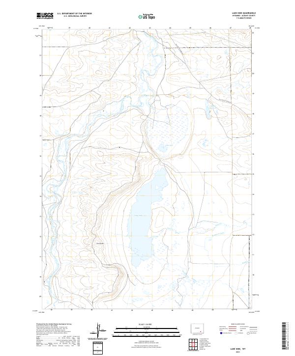 USGS Topographic Map – Lake Ione