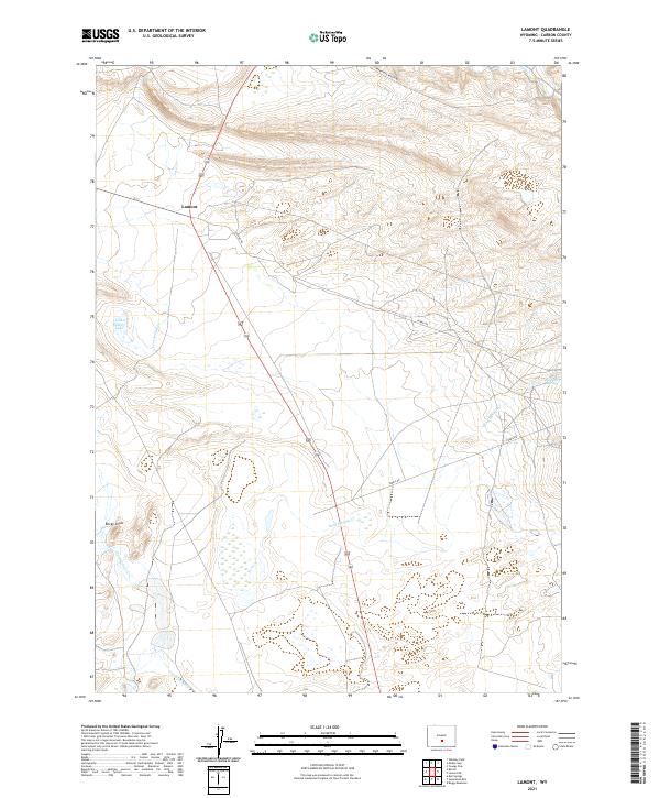 USGS Topographic Map – Lamont