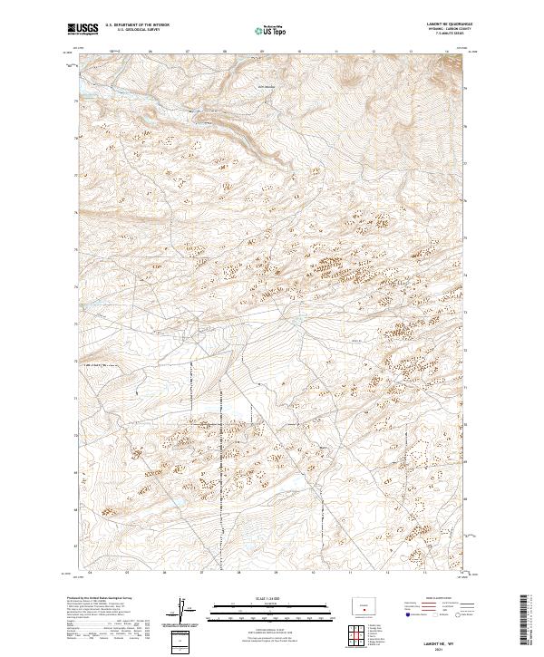 USGS Topographic Map – Lamont NE