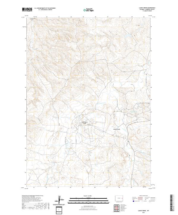 USGS Topographic Map – Lance Creek