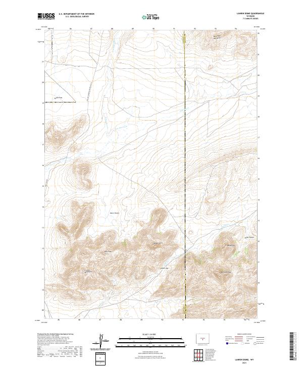 USGS Topographic Map – Lankin Dome