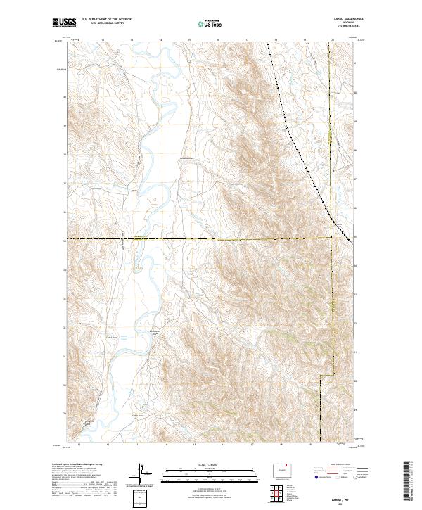USGS Topographic Map – Lariat