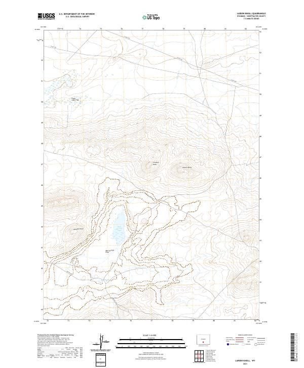 USGS Topographic Map – Larsen Knoll