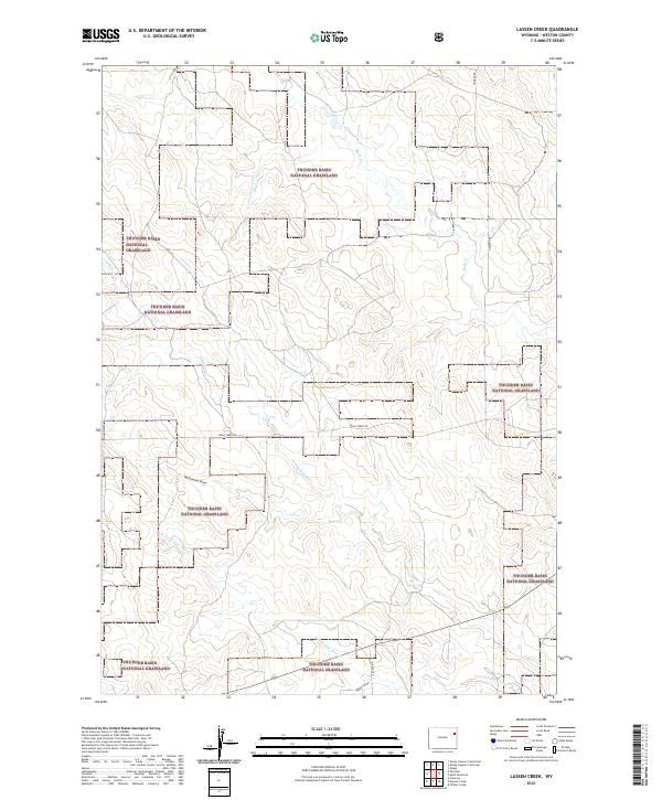USGS Topographic Map – Lassen Creek