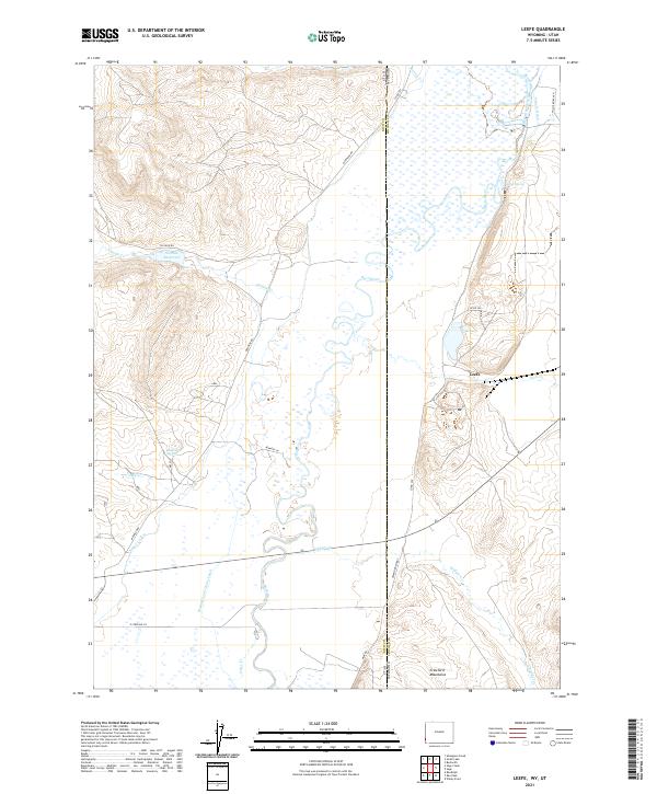 USGS Topographic Map – Leefe